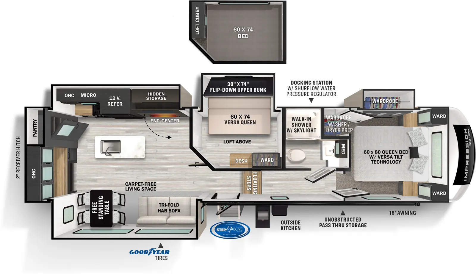 Impression 315MB Floorplan